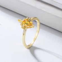 Load image into Gallery viewer, Amber Crystel Ring
